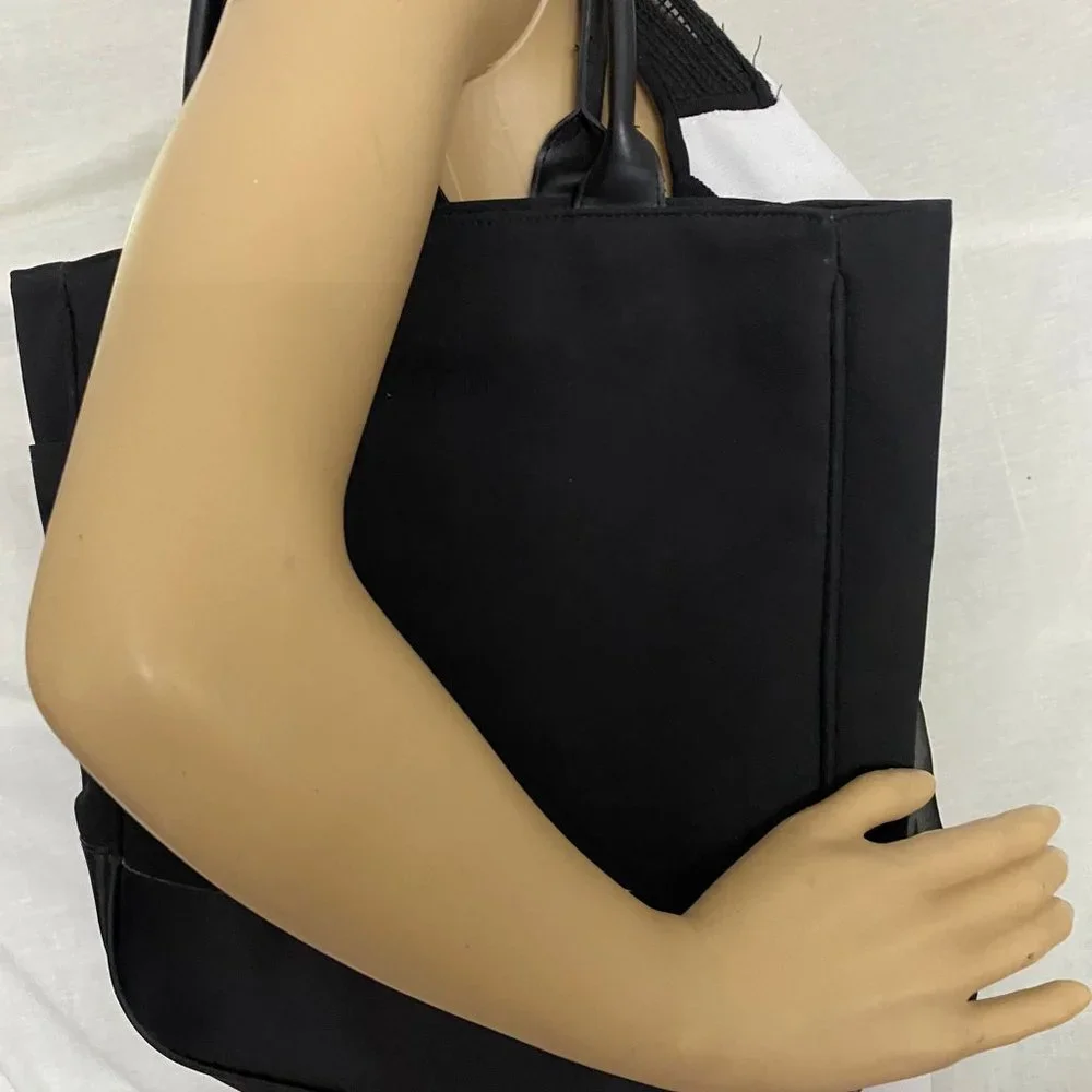 Calvin Klein Black Large Fabric Shoulder Bag - Picture 6 of 10